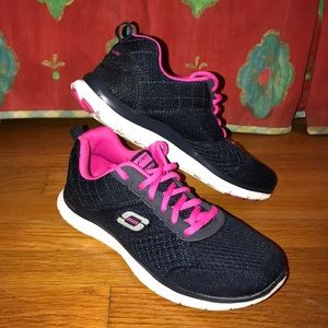 Sketch-Knit Memory Foam Tennis Shoes -by: Skechers